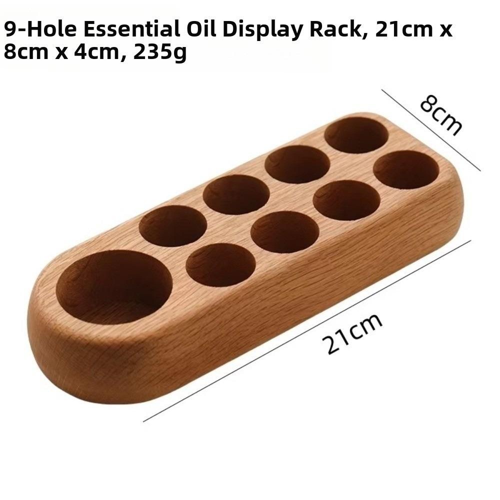 Portable Storage Shelf Wood Desktop Display Rack Household Display Stand  For Beauty Salon