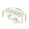 Rotatable Suction Cup Soap Dish Wall-Mounted Multifunctional Drain Soap Holder Box Multi-color Save Space Sponge Soap Box