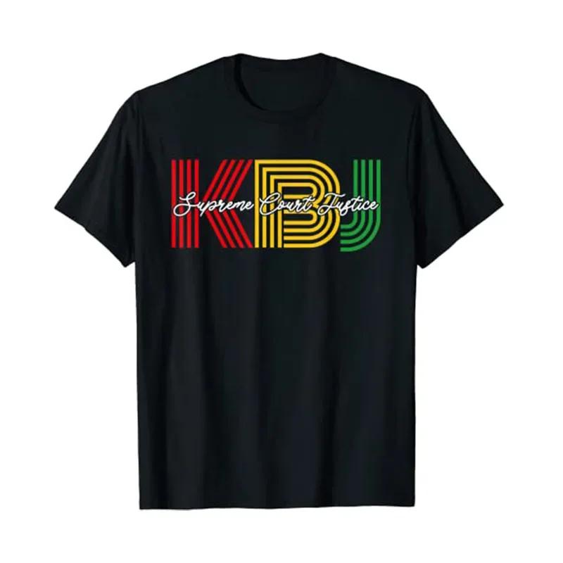 Ketanji Brown Jackson Feminism Justice Court 1st Black Women TShirt Womens Blouses and Tops BlackPride Short Sleeve Tee Tops S