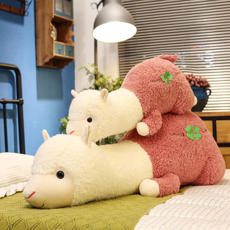 New Style Alpaca Doll Children's Sleeping Pillow on The Bed Cartoon Cute Plush Toy