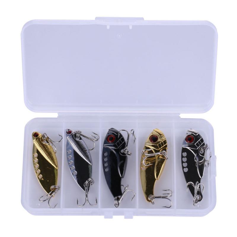 Full Swimming Layer MetalVIBLuya Bait11g5.5cmUniversal Freshwater and Saltwater Fake Bait for Sea Bass and Red Snapper Fishing