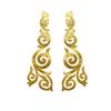 Fashion Show Party Costume Dress Patch Sticker Iron-on Gold Silver Thread Yarn Embroidery Geometric Big Flower Applique Patch