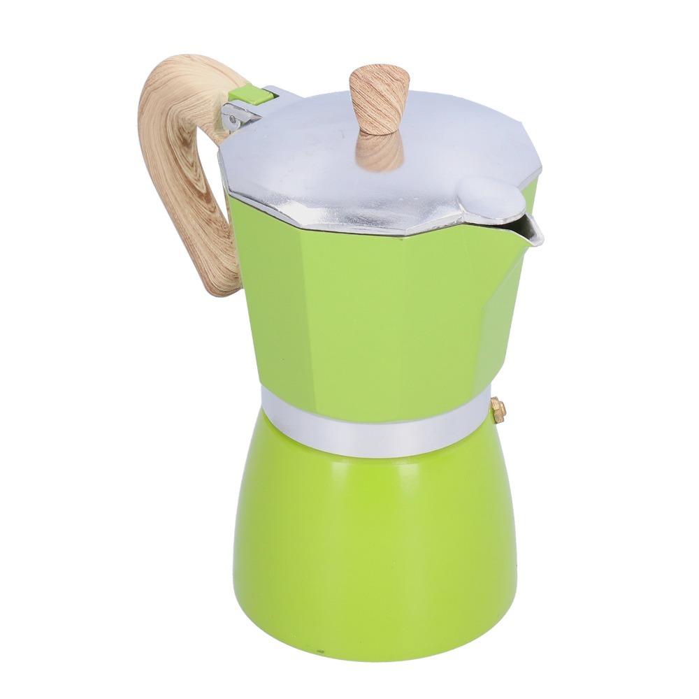 Aluminum Alloy Stovetop Espresso Maker 300ML Capacity Coffee Kettle Coffee Maker  Home Use