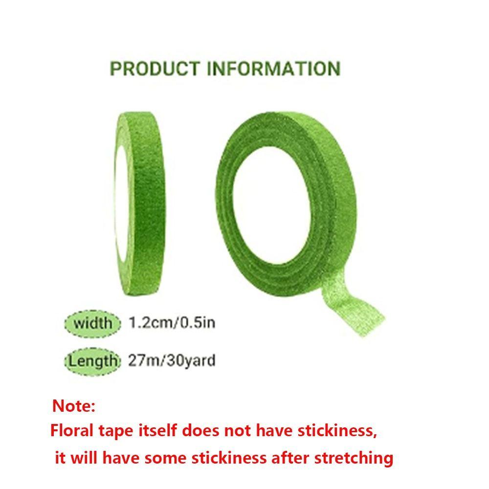 12pcs Self-adhesive Flower Bouquets Tape 20Yard Wrapping Florist  Tape  Rose Flower
