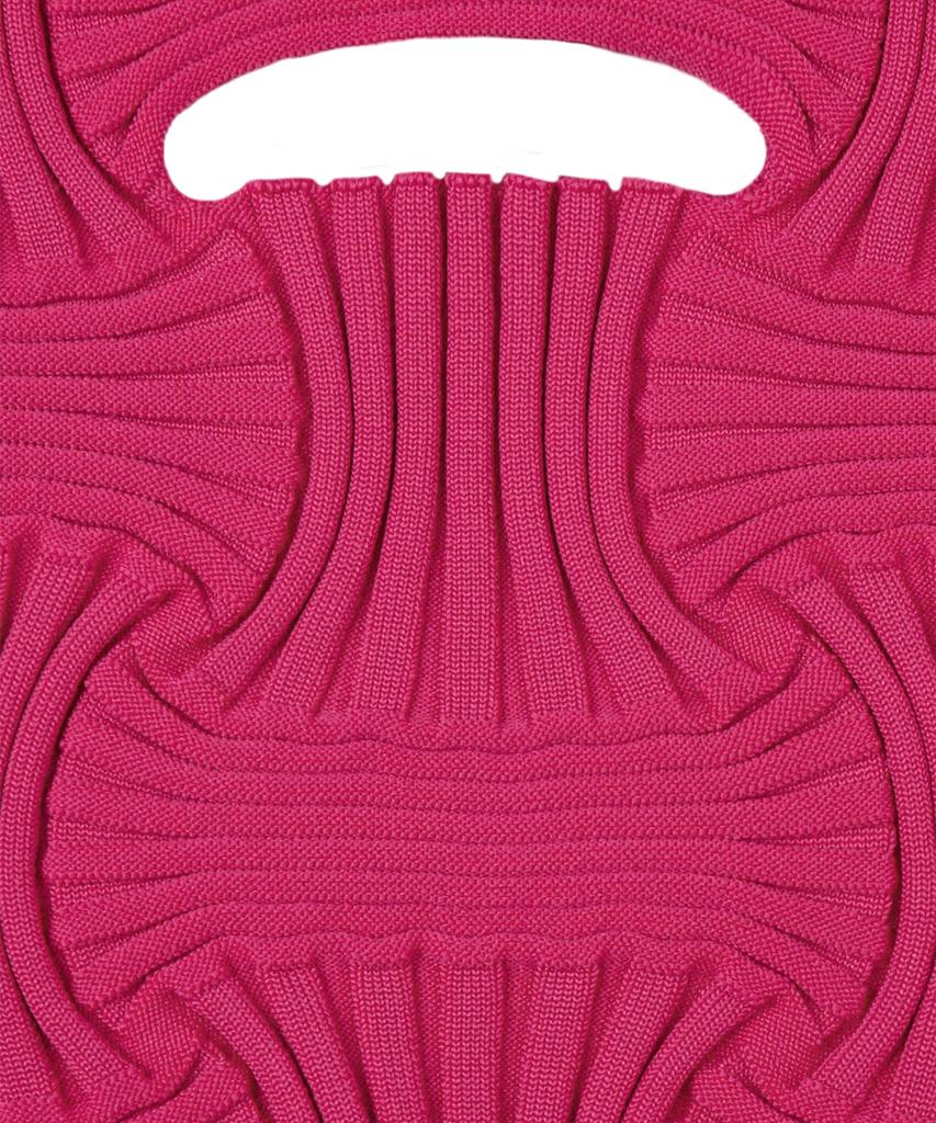 Pleatsmama Bow Bag Deep Pink