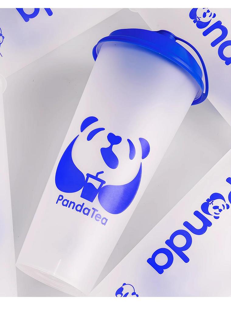 Frosted Disposable Milk Tea & Juice Cups, 500ml & 700ml, Street Stall Use