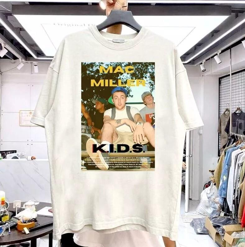 

Mac Miller K.I.D.S 90s Poster White Cotton T shirt Unisex Reprint S5XL Unisex T-Shirt L