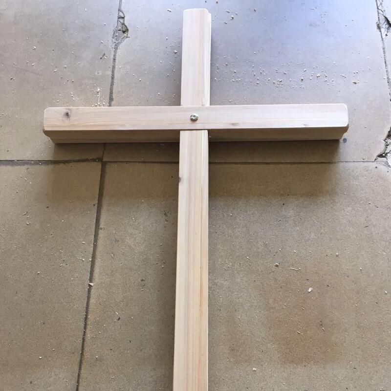 Wooden Posture Corrector Cross Stand