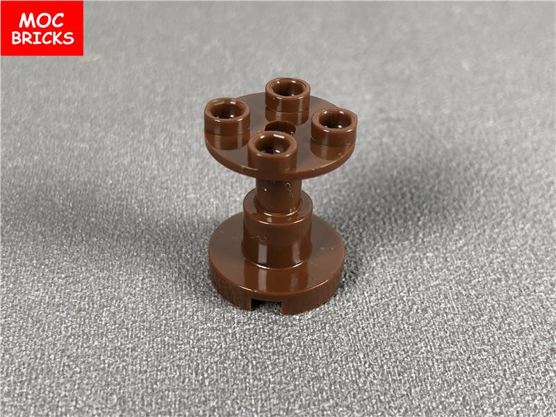 10pcs/lot MOC Bricks DIY Brown Black Support 2x2x2 Stand with Complete Hole 3940b Building Block Toys for children Xmas gift