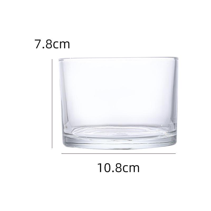 Elegant Transparent Glass Aroma Candle Holder