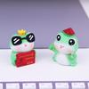 Cute Frog Desk and Car Ornament - 2025 New Style Decompression Decoration