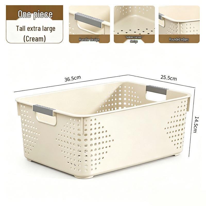 Thickened Plastic Desktop Storage Basket for Toys, Cosmetics, and Sundries