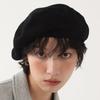 Knitted Painter Caps Elastic Artist Hat Elegant British Beanie Hat  Winter