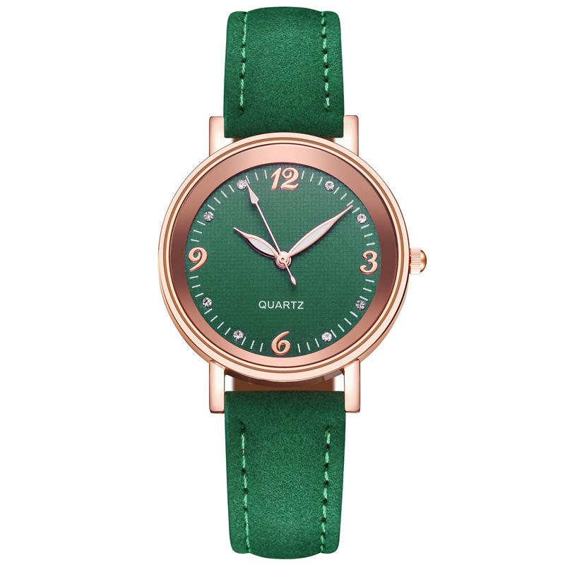 Women Quartz Analog Wrist Watch Leather Strap Casual Fashion Gift Decoration