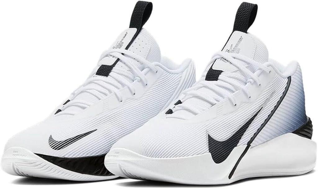 Nike Jump Academy Size G.T. EP, White/Black/Metallic Silver, HF1804-100, 23.0cm