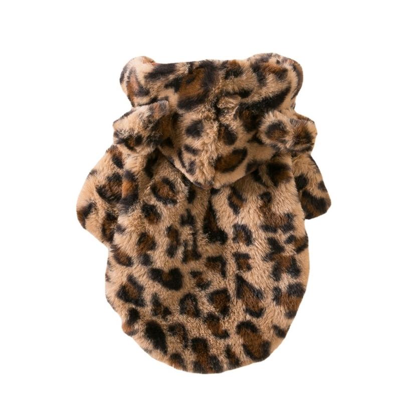 Cat Coat Costume Adjustable Leopard Theme Funny Halloween Accessories XL