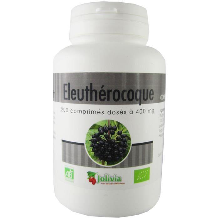 Eleuthérocoque bio ab 200 comprimés 400 mg