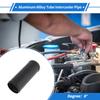 X Autohaux Universal Straight 6064 Aluminum Alloy Tube 51/57/64/76/83/89/95/102/127mm OD 150mm Length Air Intake Connection Hose