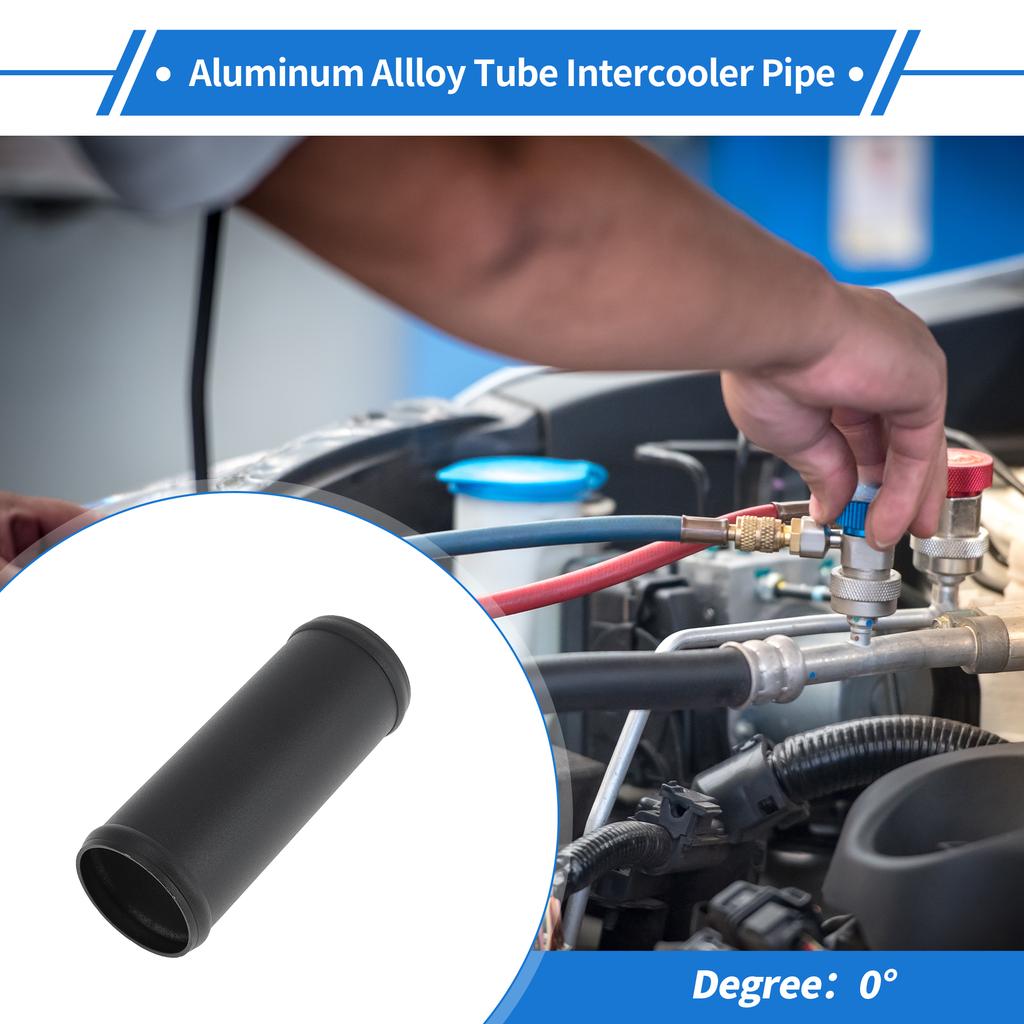 X Autohaux Universal Straight 6064 Aluminum Alloy Tube 51/57/64/76/83/89/95/102/127mm OD 150mm Length Air Intake Connection Hose