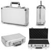 TORIBIO Aluminum Tool Large Attache Case with Block Protective Tool Case for Precision High Dedicated Storage Impact Resistant Case, Cushioning,