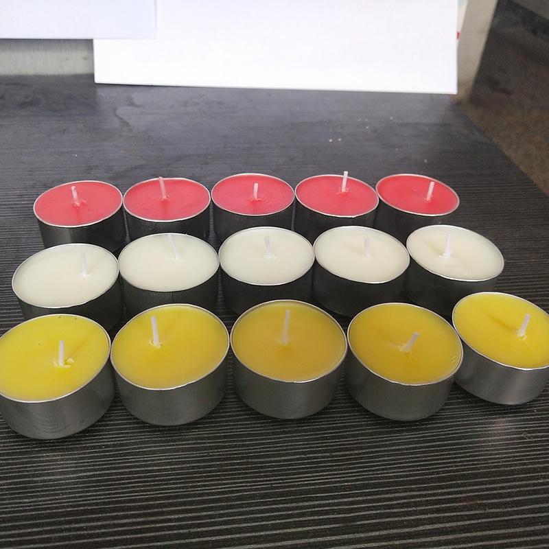 Aluminum Shell Plant Butter Candle Lamp - 8, 12, 24 Hours Burn Time