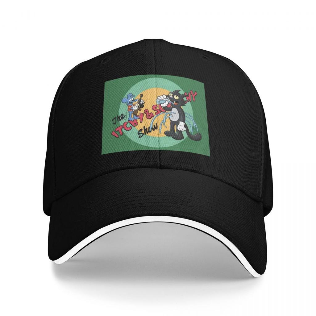 Unisex Baseballkappen The Itchy Scratchy Show Cartoon Animation Streetwear Sommer Sport Baseballkappen Hip Hop Kappe Casquette Hüte