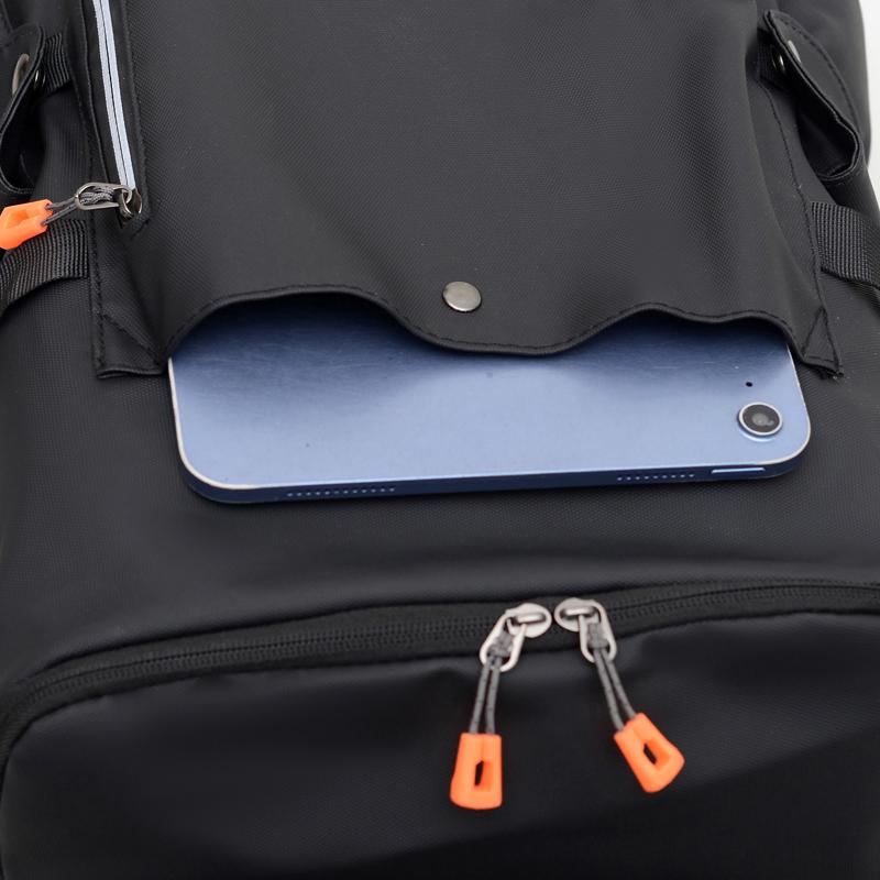 Minimalist Waterproof Backpack with Front Zipper Pocket Laptop Compartment Men's and Women's Urban Style Bag