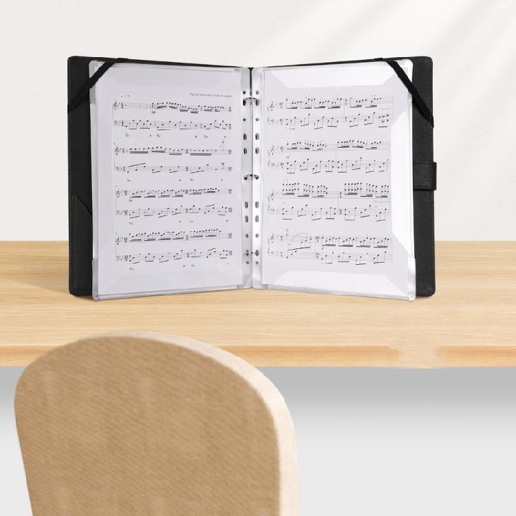 Sheet Music Folder Sheet Music Binders Organizer Sheet Music Storage Pocket, Detachable Notebook Binders Music Organizer