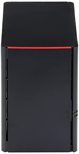 BUFFALO NAS Compatible with Smartphones, Tablets, and PCs, 4TB Network HDD LS220D0402N [RAID 1 Compatible Model for Data Protection]