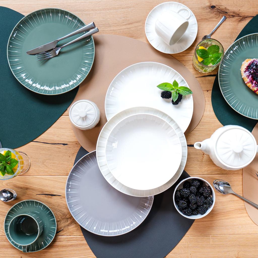 Ligne Dinner Plate 26 Green Ambition