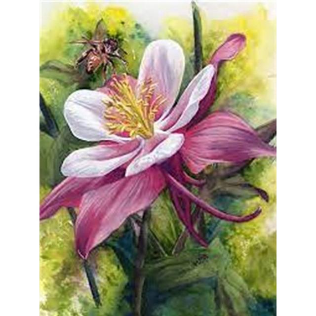 5D Diy Diamond Painting Vase Diamond Embroidery Fresh Flower Cross Stitch Full Round Round Drill Wall Art Picture Handmade Gift