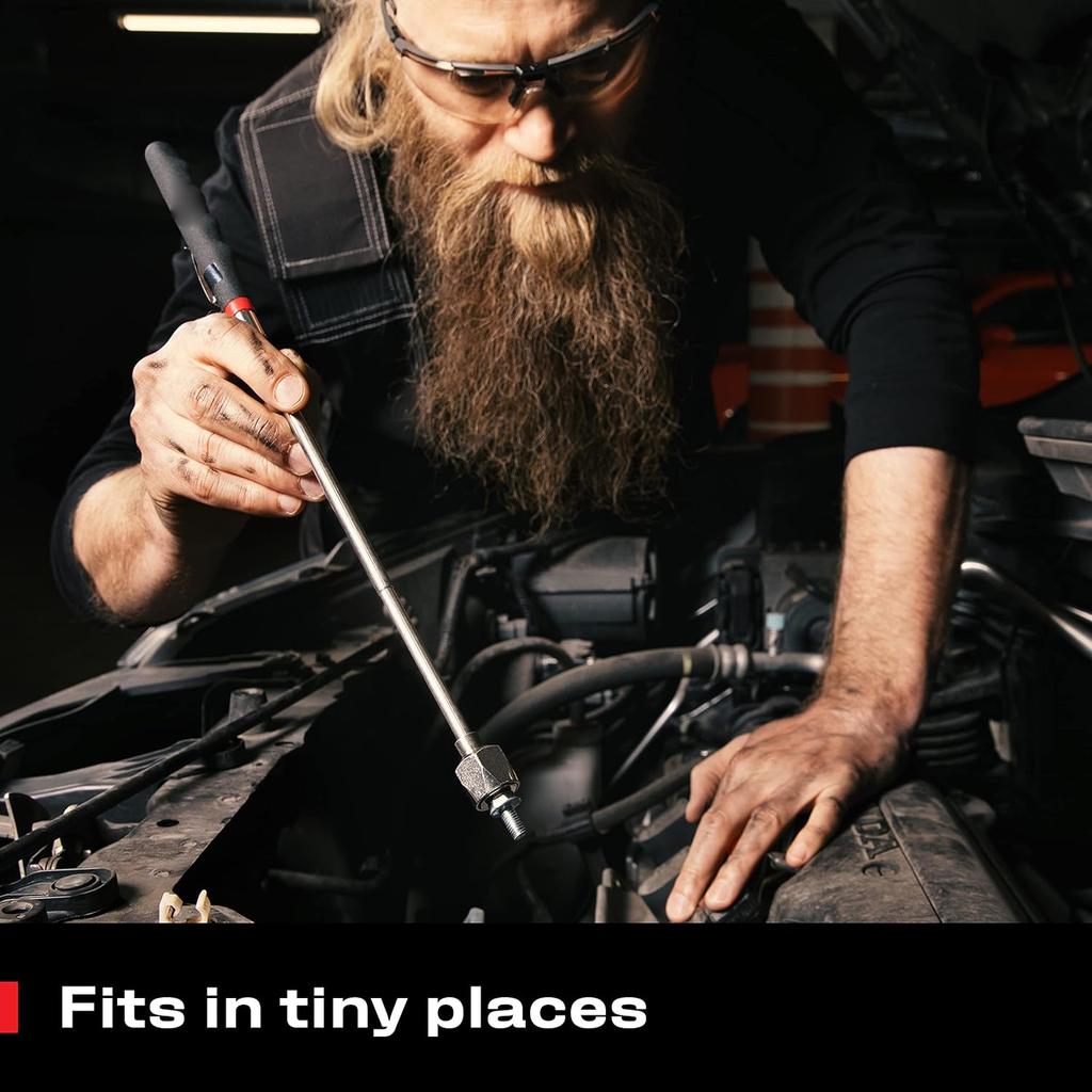 Extendable Pickup Rod Stick Telescoping Magnetic Pickup Tool with 16lb Telescopic Magnetic Pick-Up Tool with Extra Strong Magnet