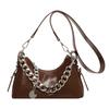 French Niche High-end Chain Bag, Ladies' Small Square Bag, Trendy Single-shoulder Crossbody Bag