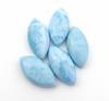 Natural Larimar Marquise Shape Gemstone: Flat Back Cabochons AAA+ Quality