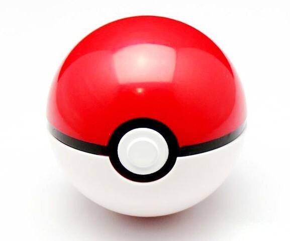 1Pc Pokeball + 1pc Free Random  Figures Inside 1:1 Anime Action & Toy Figures Christmas Gift for Children