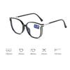 5 Colors Diamond Cutting Reading Glasses Men Women Trendy Anti-blue Far Sight Eyewear Unisex Shining Square Presbyopia To +4.0