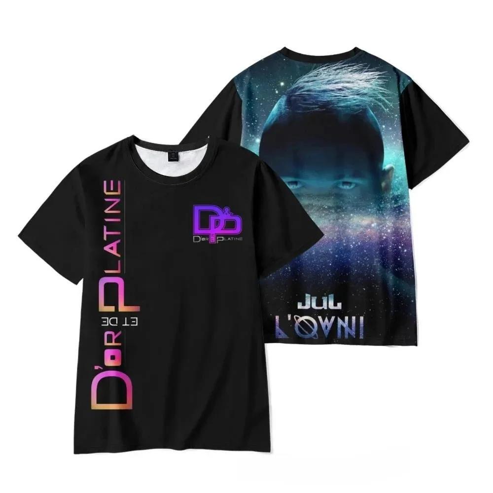 Summer Kids Clothes Adults Hip Hop Trend Short Sleeve Tees Tops Oversized Streetwear Popular Rapper JuL New Album 3D PT-Shirts
