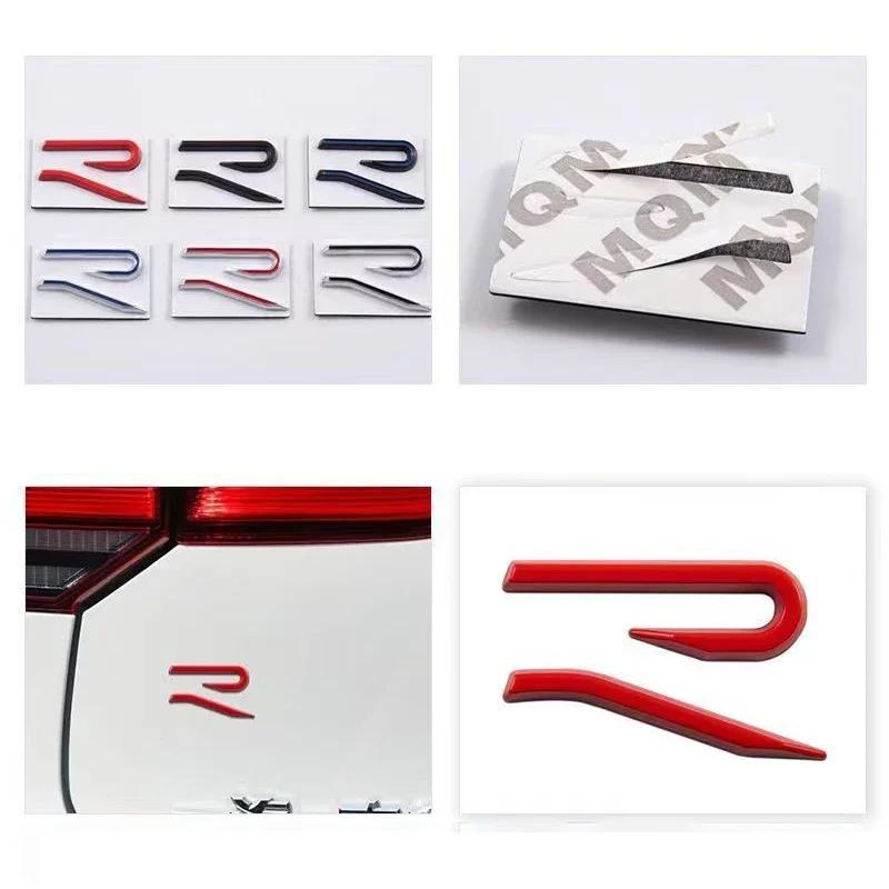 Golf 3 4 MK3 MK4 2026 Hot For VW VOLKSWAGEN New R Emblem Car Metal Body Tail Trunk Sticker Accessories For VW GTI Rline Polo Gol