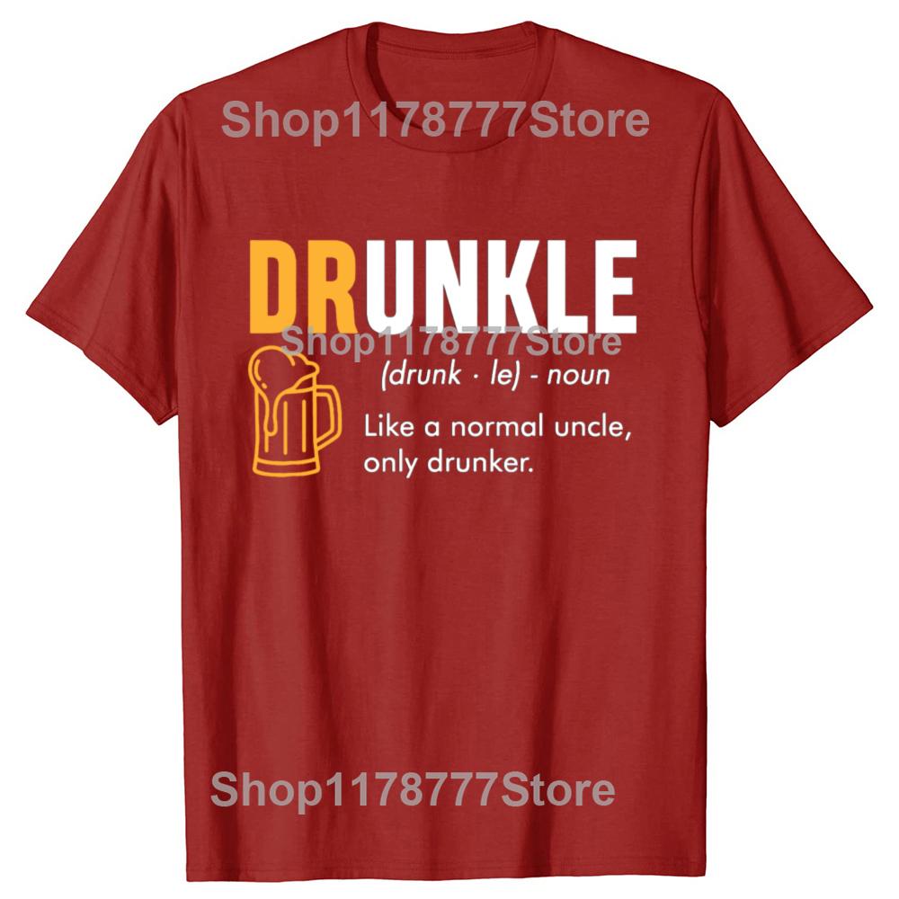 

Drunkle Uncle Funny Definition Humor T Shirts Streetwear Birthday Gifts Mens Clothing Fashion Casual Loose Oversized T Shirt S