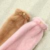 Cozy Long Plush Hot Water Bottle with Thick Warm Neck Scarf for Girls & Boys - Autumn/Winter