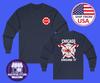 Chicago Fire Department Men's Navy Size S-2XL