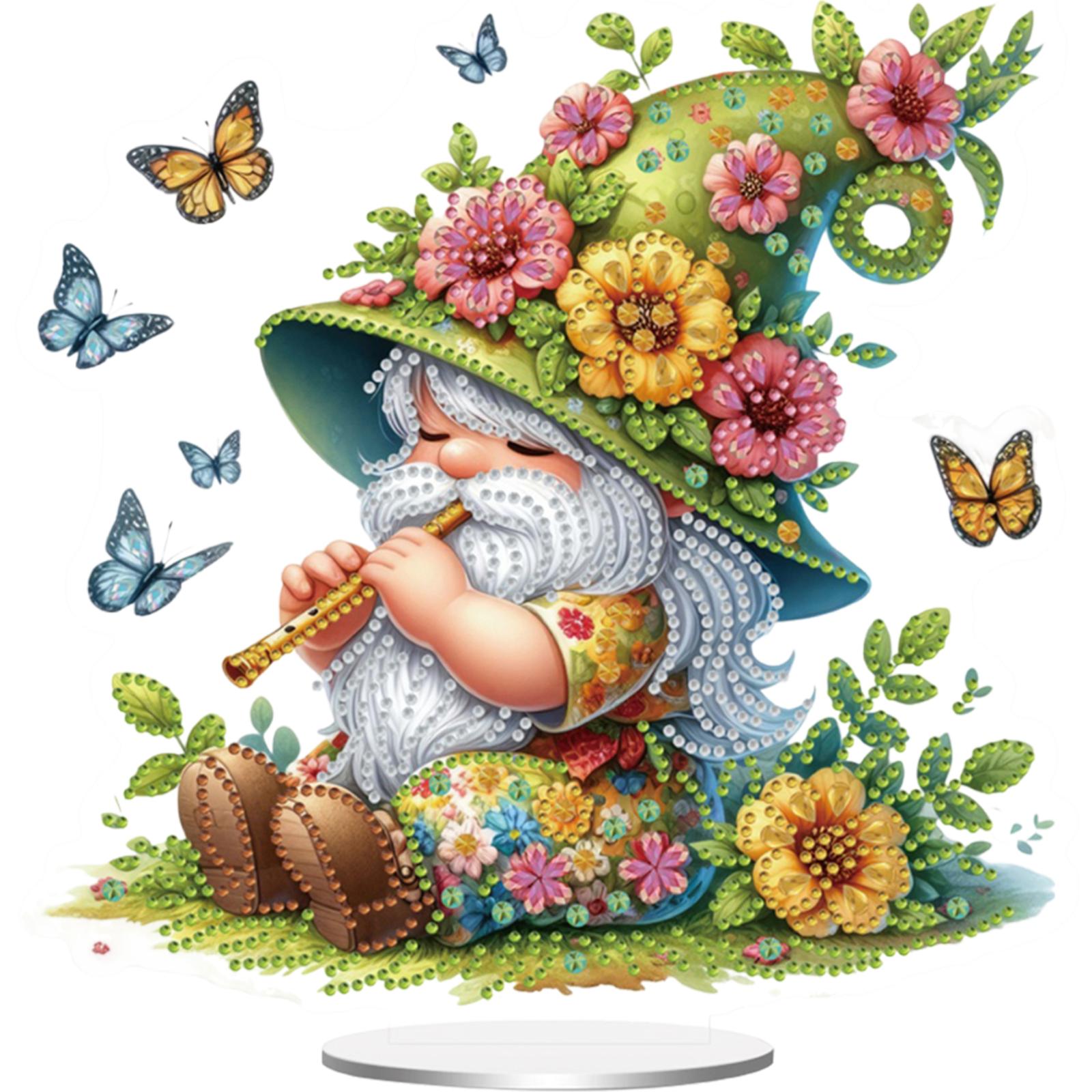

Acrylic 2D Flat Goblin DIY 5D DIY Diamond Art Tabletop Decorations Diamond Painting Desktop Decorations Bedroom Table Decoration