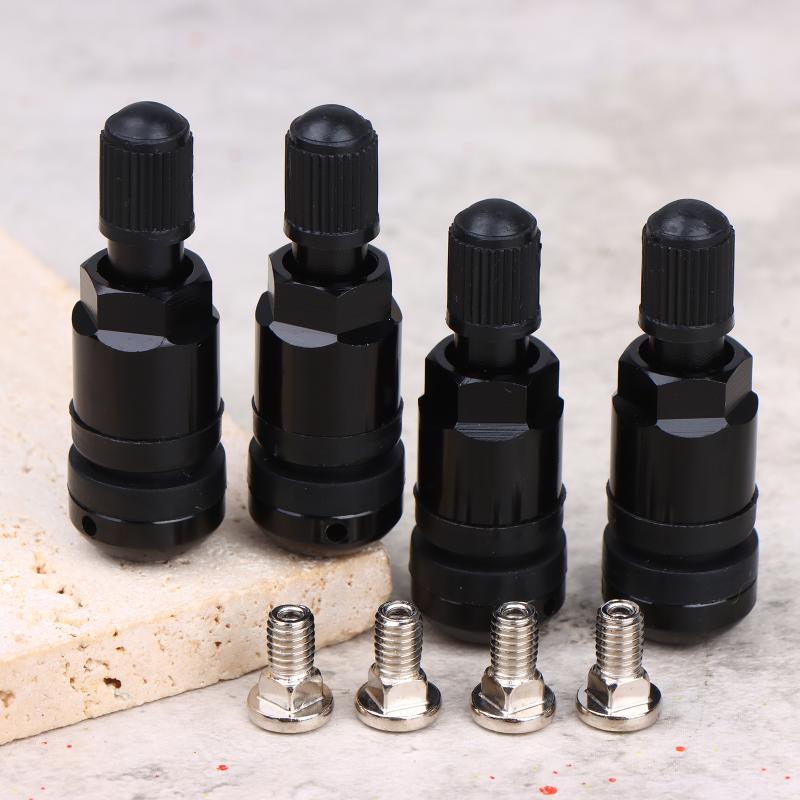 4 Stück TPMS Reifendrucksensor Ventilschaft für Autoräder Einfacher lecksicherer Ersatz für die meisten Autos