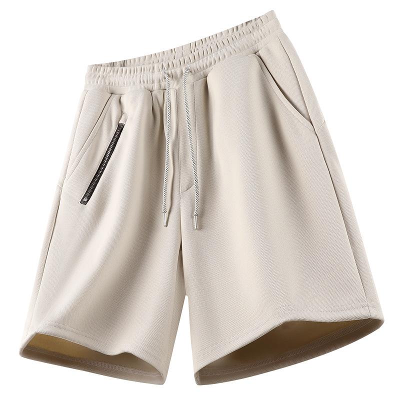 Shorts Men's Pearl Cotton Five Quarter Pants Men's Loose Breathable Shorts Casual