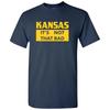 Kansas It's Not That Bad - State Pride T-Shirt - Navy