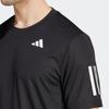 Adidas Club 3-Stripes Tennis T-Shirt Men Tops Black IS2296