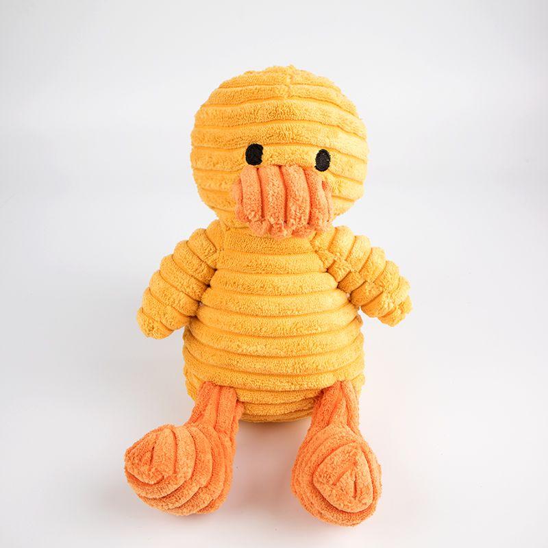 

Pet Supplies Dog Plush Toy Cute Duck Bear Bite Sound Relieving Stuffy Accompany Soothing Puppy Toys Toby Duck