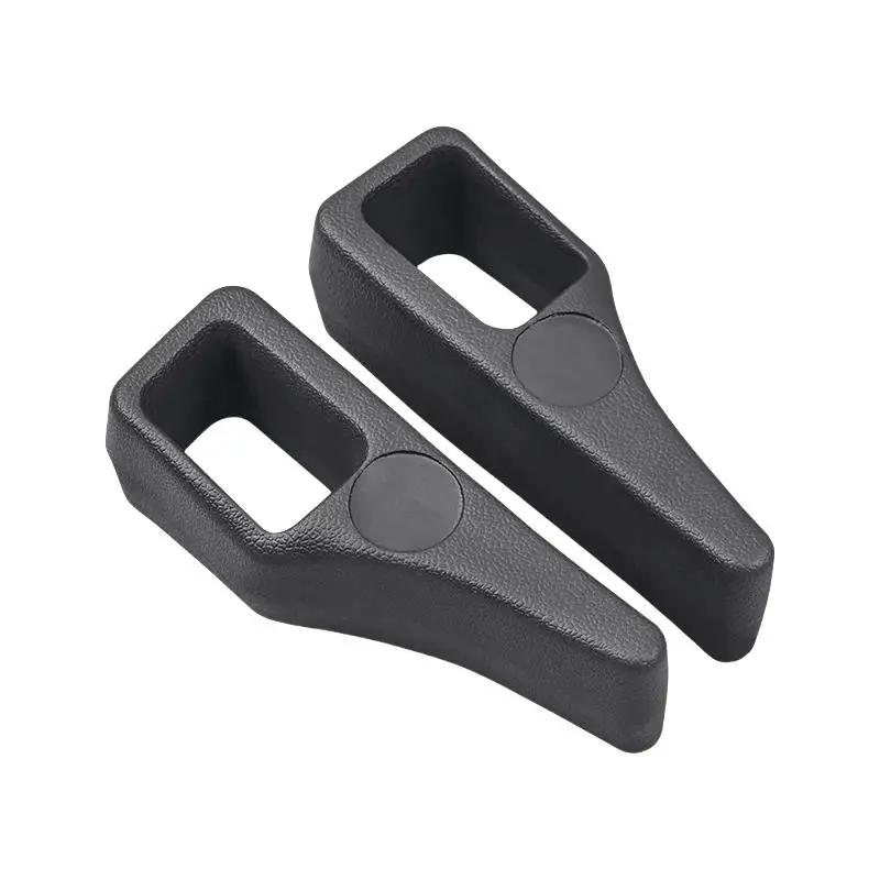 A pair of car seat belt groove protection covers - seat gap plugs to prevent items from falling off, car interior accessories