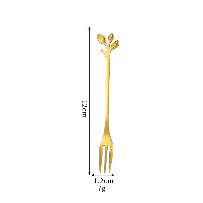 Cherry Blossom Stainless Steel Spoons: Rose Spoon, Heart Spoon, Coffee Spoon, Honey Dessert Spoon, Gold Cherry Blossom Spoon