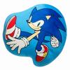 Almofada de Corpo Sonic Almofada de Soneca de Pelúcia Sonic the Morishita (Almofada Macia Cortada à Matriz) Brinquedo, Encosto, Almofada, Ouriço, Azul, 40x40x10cm, Fofo,